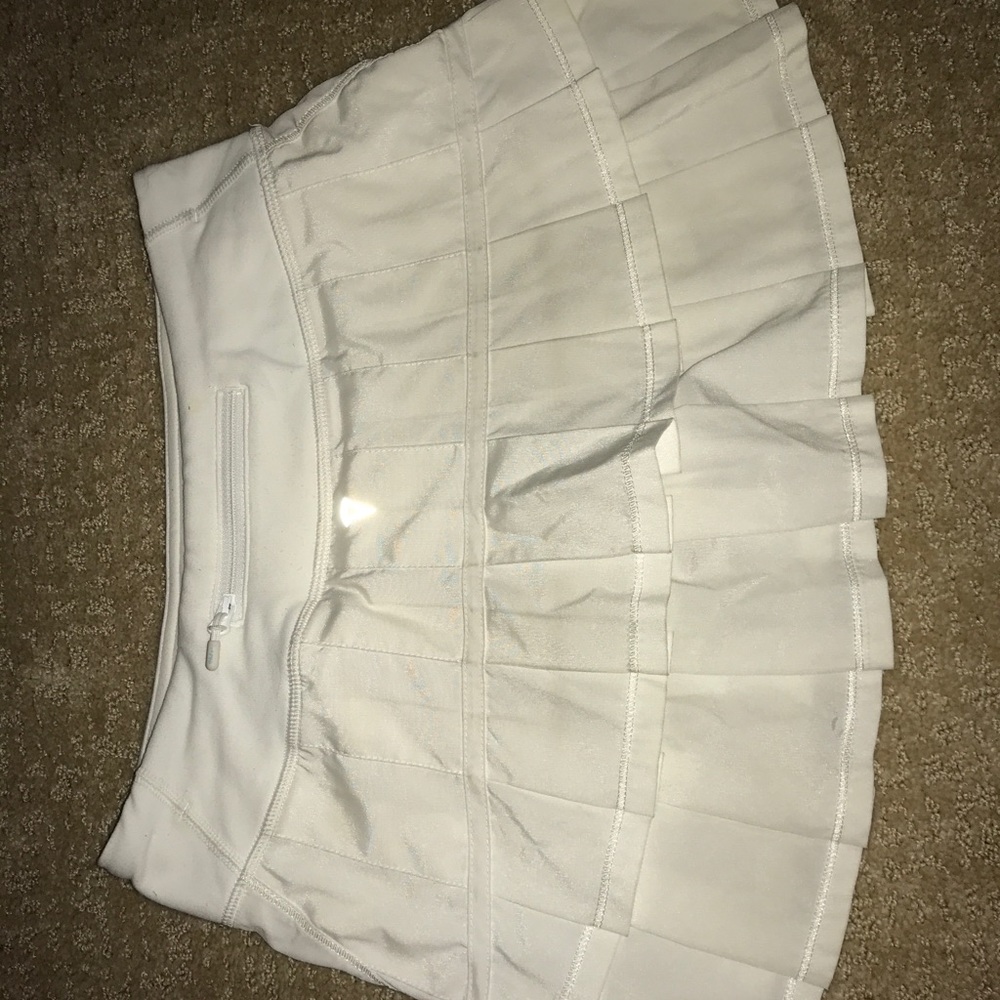 Lululemon Racer Skirt - White - Like New